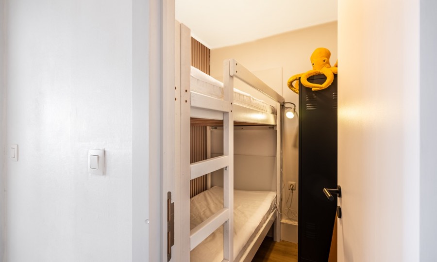 Chambre avec lits superposés